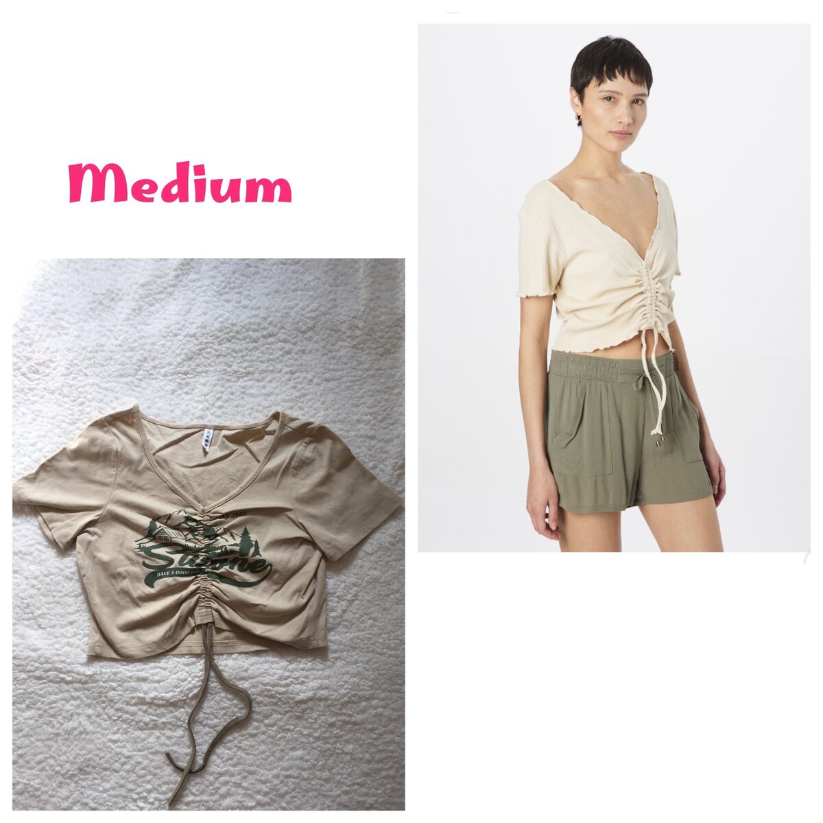 Salaula crop tops and tops