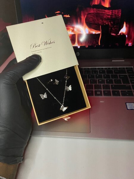 Parure Papillon Éclatant