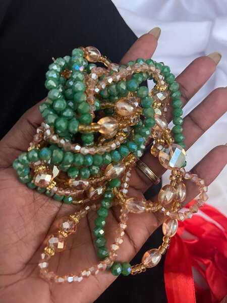 Bracelets en perles étincelantes