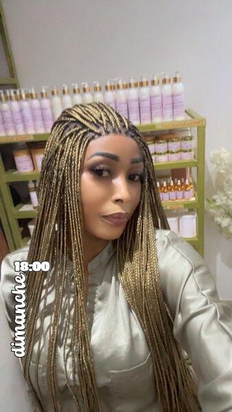 Perruque Tresses Blondes