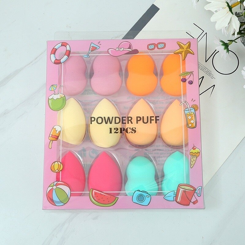Éponges à Maquillage 12 Pièces
