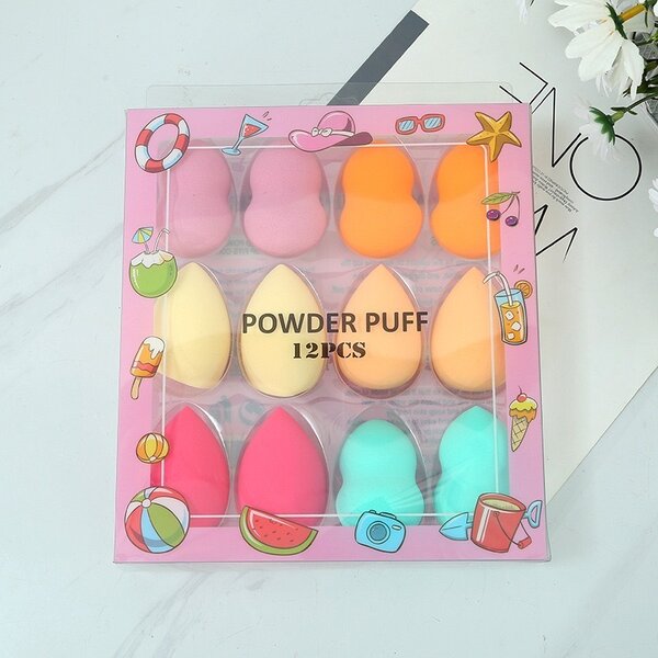Éponges à Maquillage 12 Pièces