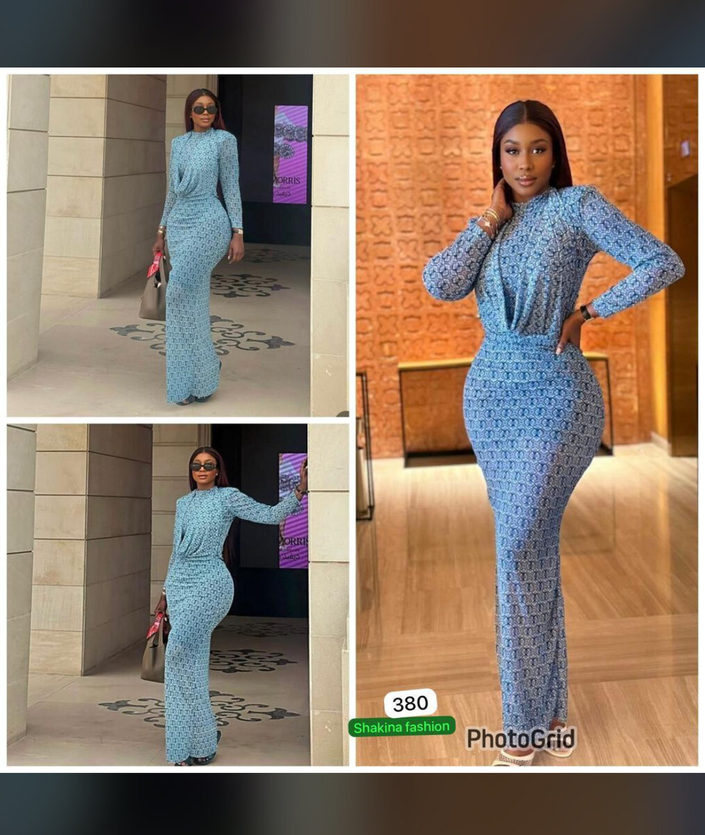 Robe bustier bleu élégant