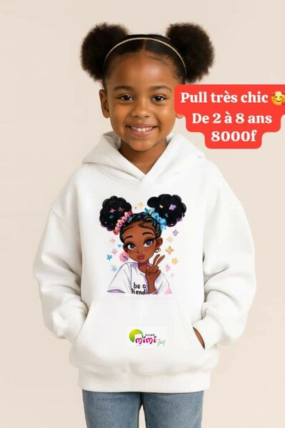 Sweat à capuche enfant tendance