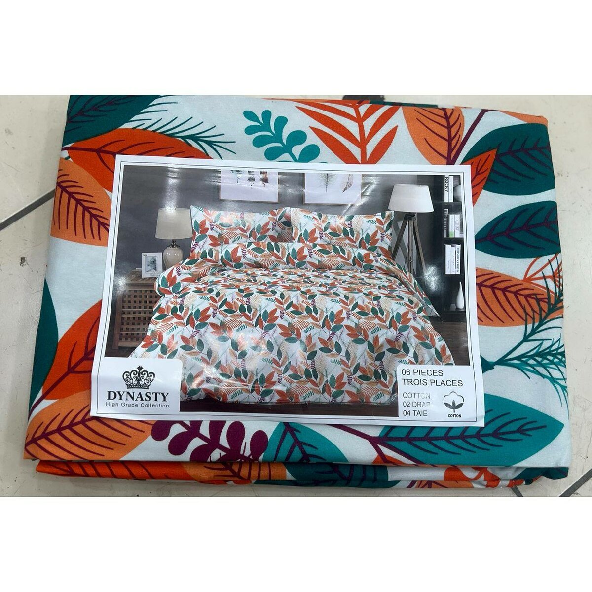 Dera de lit à motifs