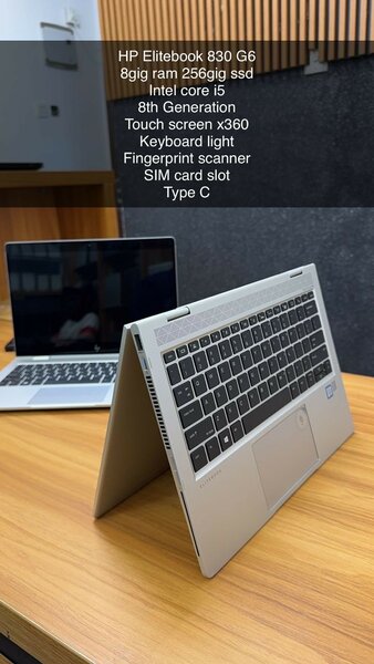 HP Elitebook 830 G6 8gig ram 256gig ssd Intel core i5 8th Ge