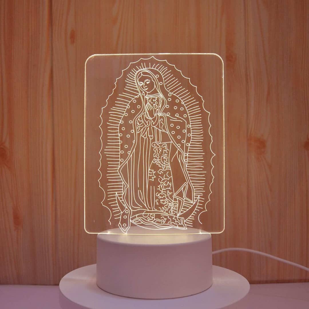 Lampe LED Religieuse 3D