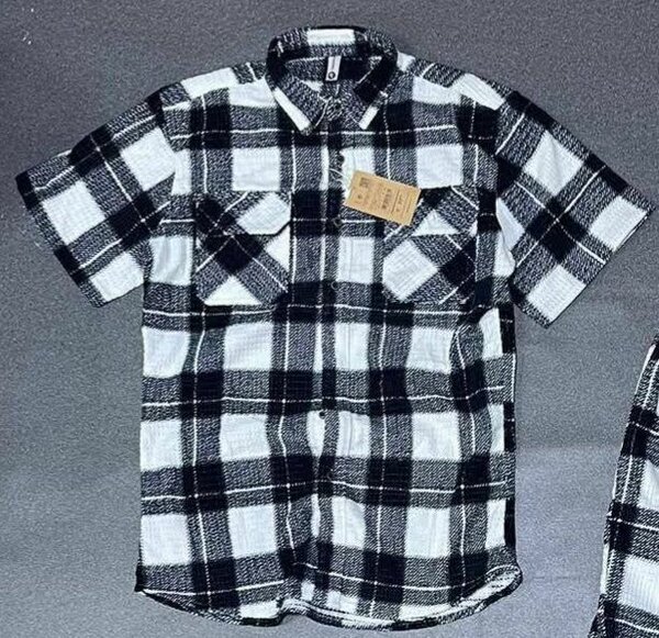 Chemise à carreaux homme