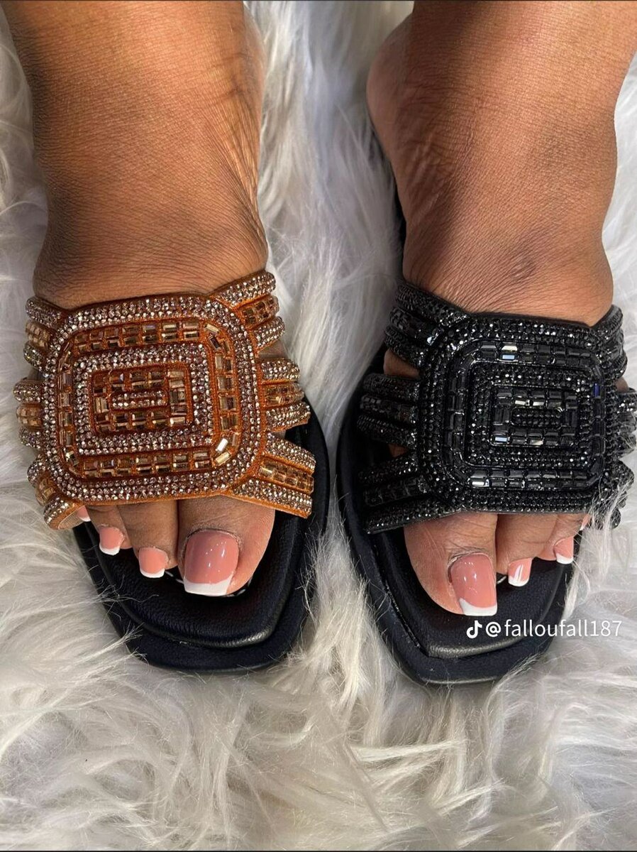 Sandales Strass Éclatantes