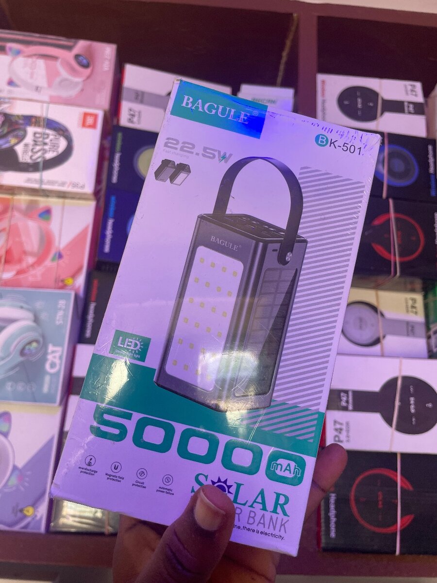 Portable Solar Power Bank 50000mAh