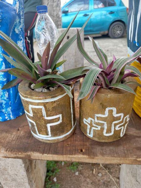 Cache-pots décoratifs artisanaux