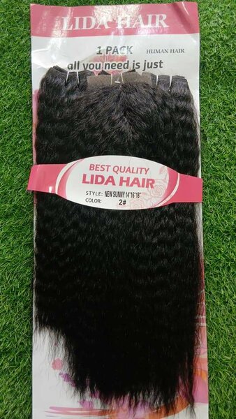 Cheveux naturels Lida 16''