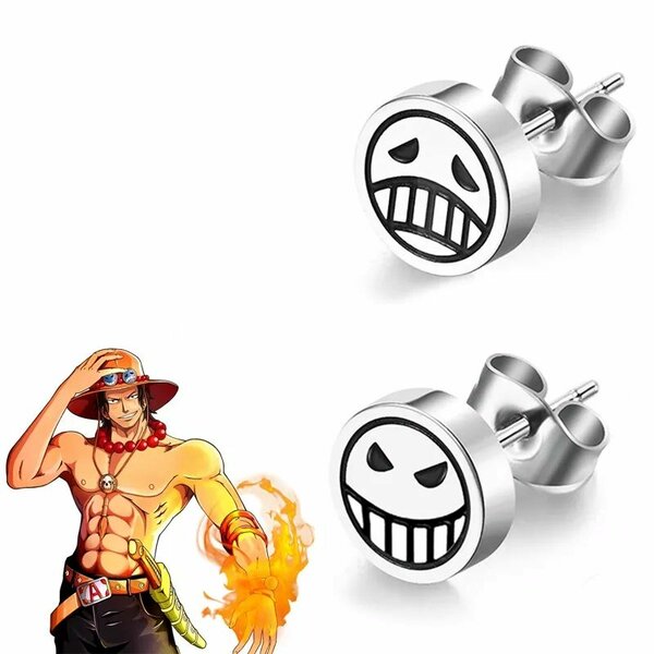 Boucle d'oreilles Cosplay PORTGAS D.AS | ONE PIECE 🙂☹️