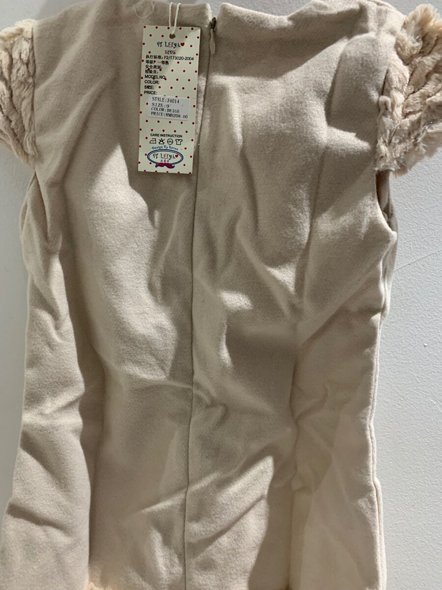 Robe Fille Chic avec Nœud