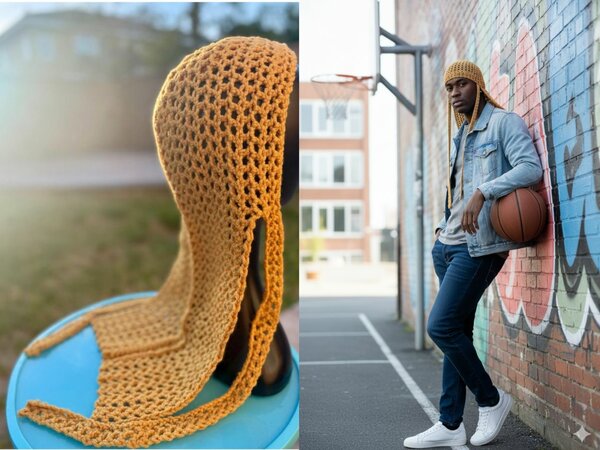LE DURAG crocheté : FAIT MAIN