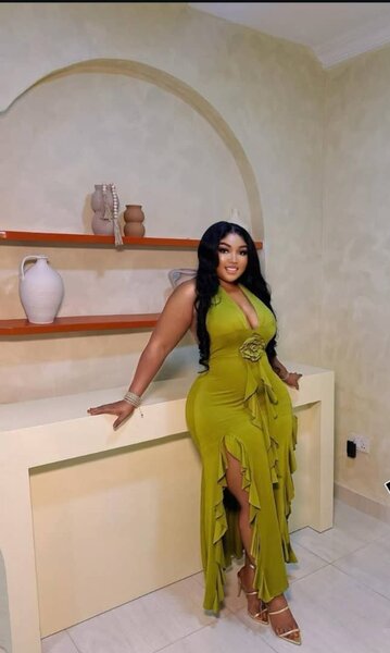 Robe soirée élégante verte