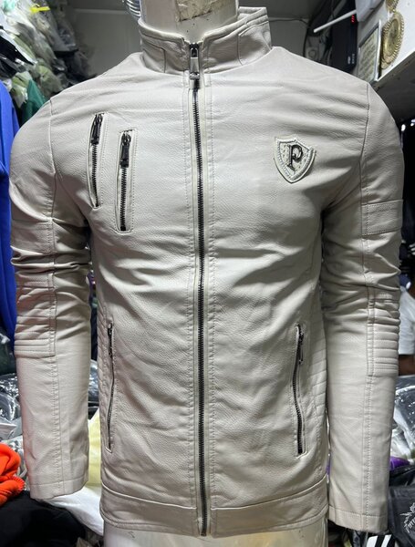 Veste en cuir pour homme