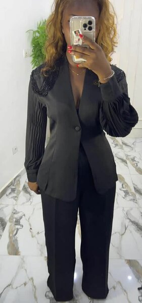 Tailleur Femme Chic Noir