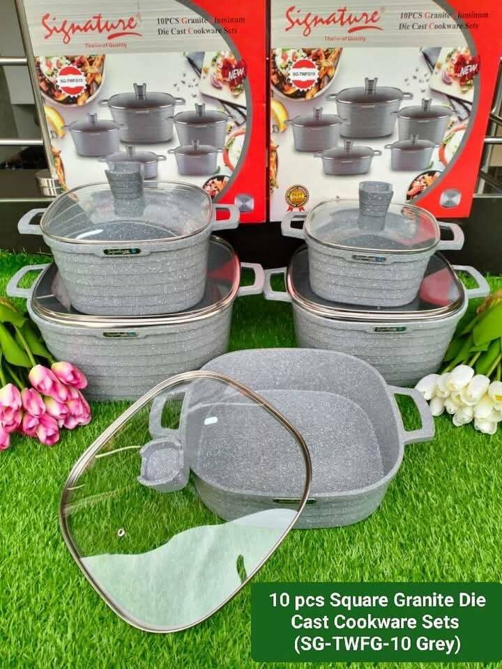 5 pieces cooking pot set
