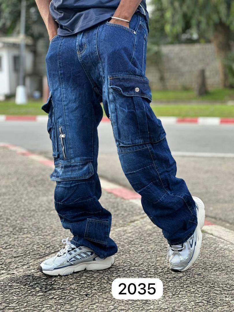 Pantalons cargo décontractés homme