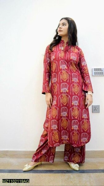 Duree Fishan lilen printed 2p