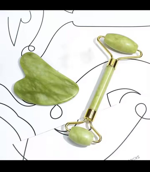 Set de massage visage en jade