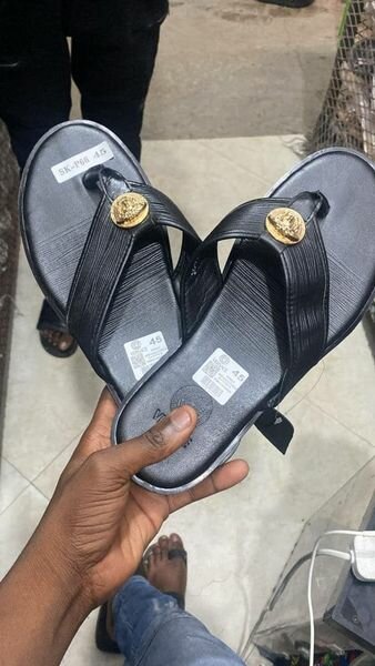 black men’s slippers