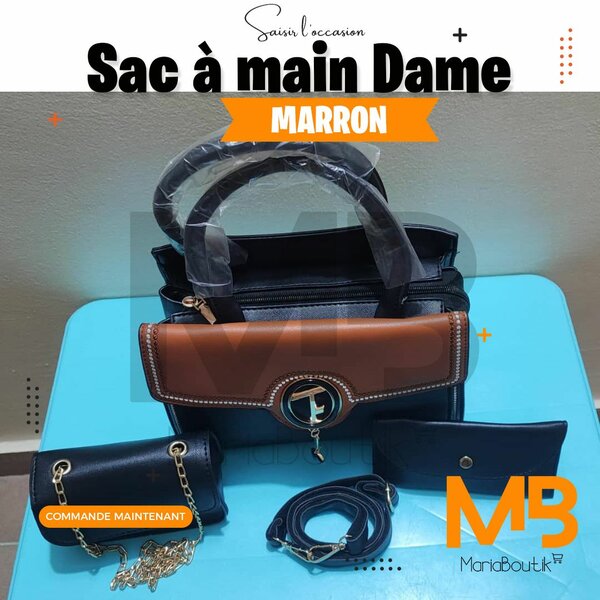 Ensemble de sacs marron élégants