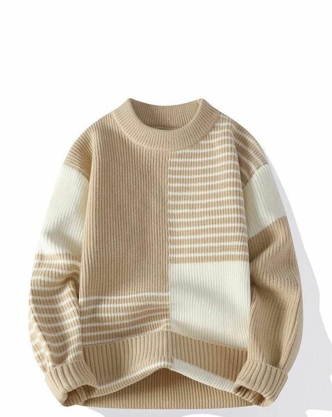 Pull en maille à motifs