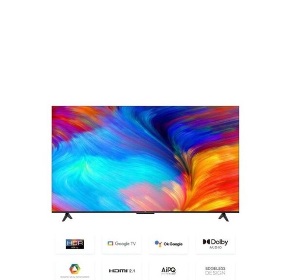 55" - 55P635 - UHD 4K Google Smart TV - HDM - Black