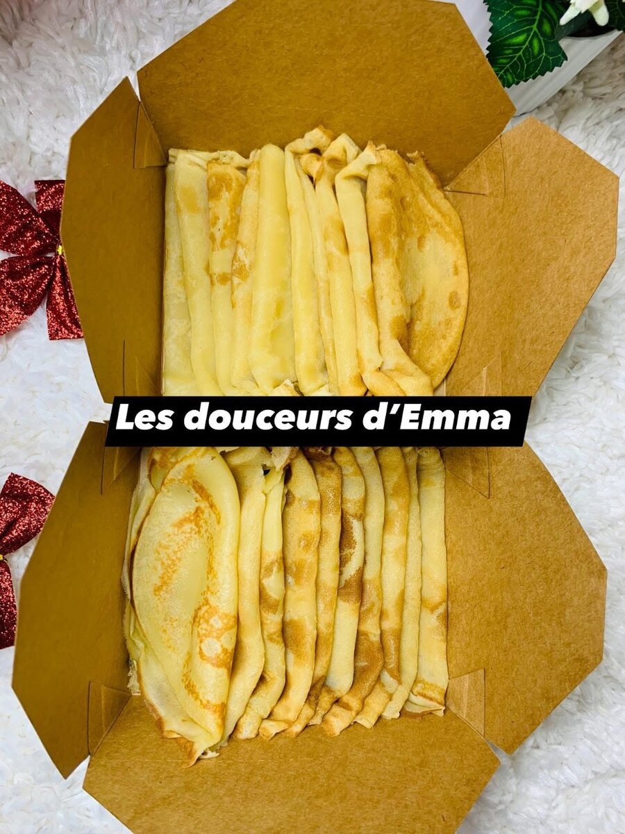 Crêpes fraîches savoureuses