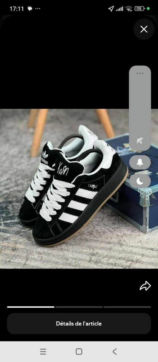 Baskets Classiques Homme Noires