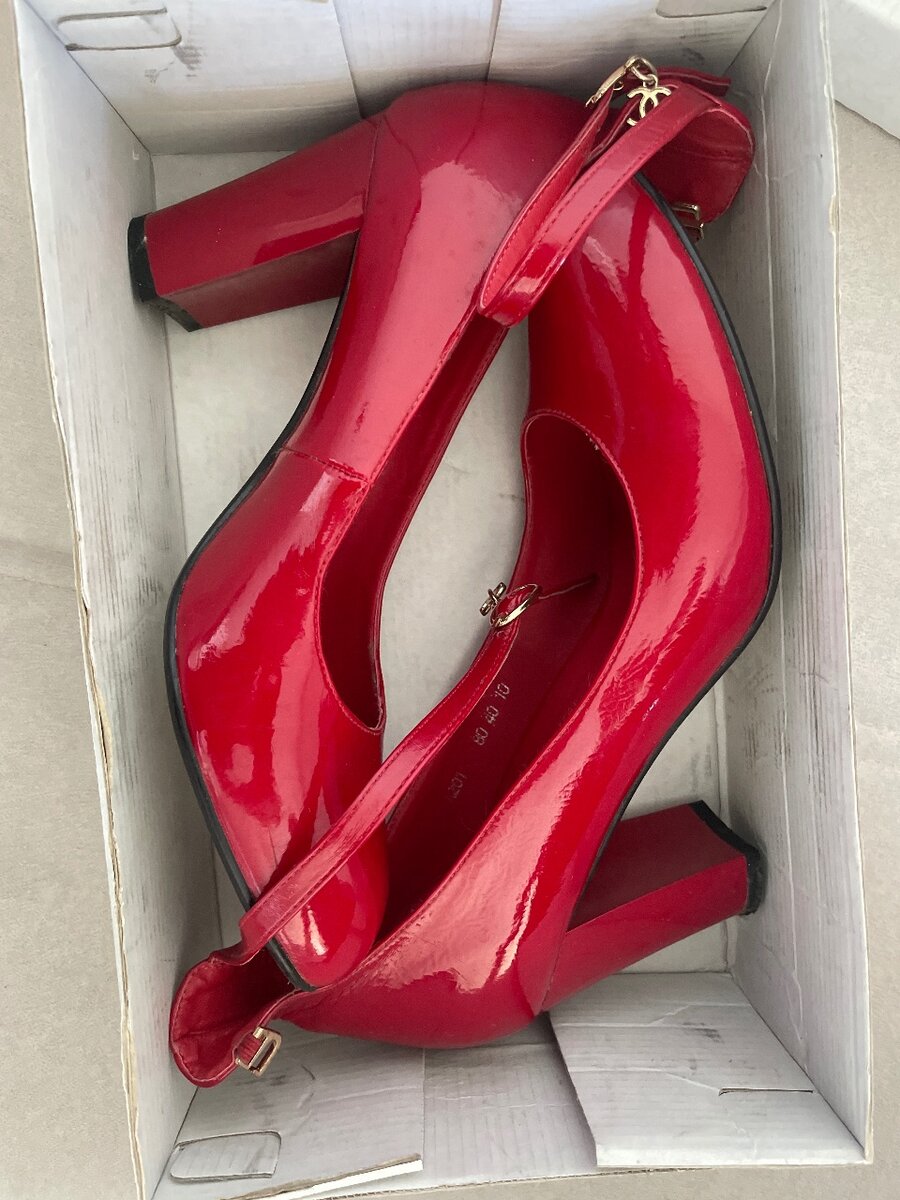 Туфли красные | Размер 40 | Продаем