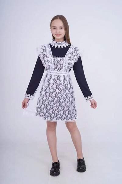 Фартук школьный белый