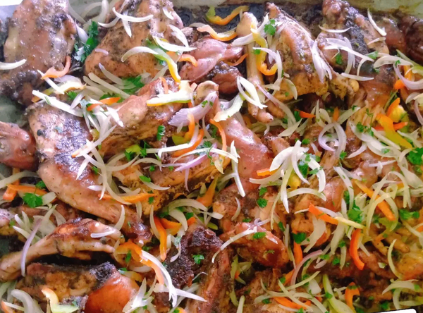 Poulet rôti épicé