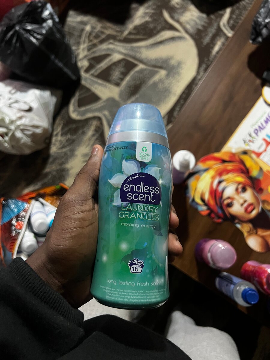 Senteur lessive granules parfumés