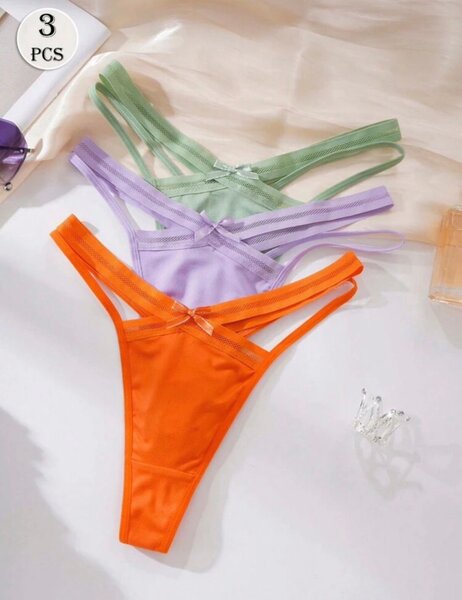 Ensemble de Strings Colorés (3 pcs)