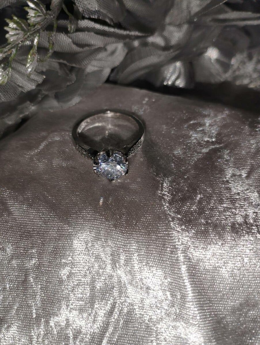 Luxury Round Cut Cubic Zirconia Ring Jewelry Gift