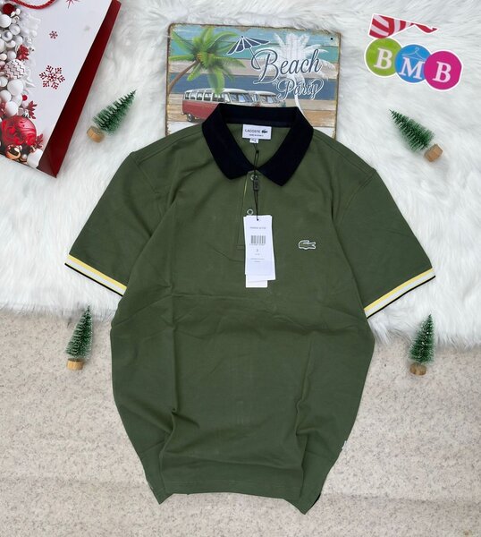 Polo vert homme élégant