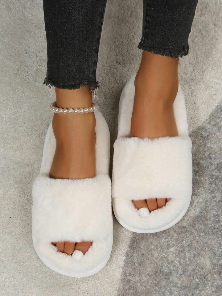 Pantoufles Femme Douces en Peluche