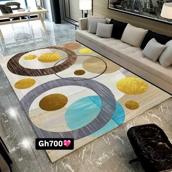 Luxurious and soft patterned carpet