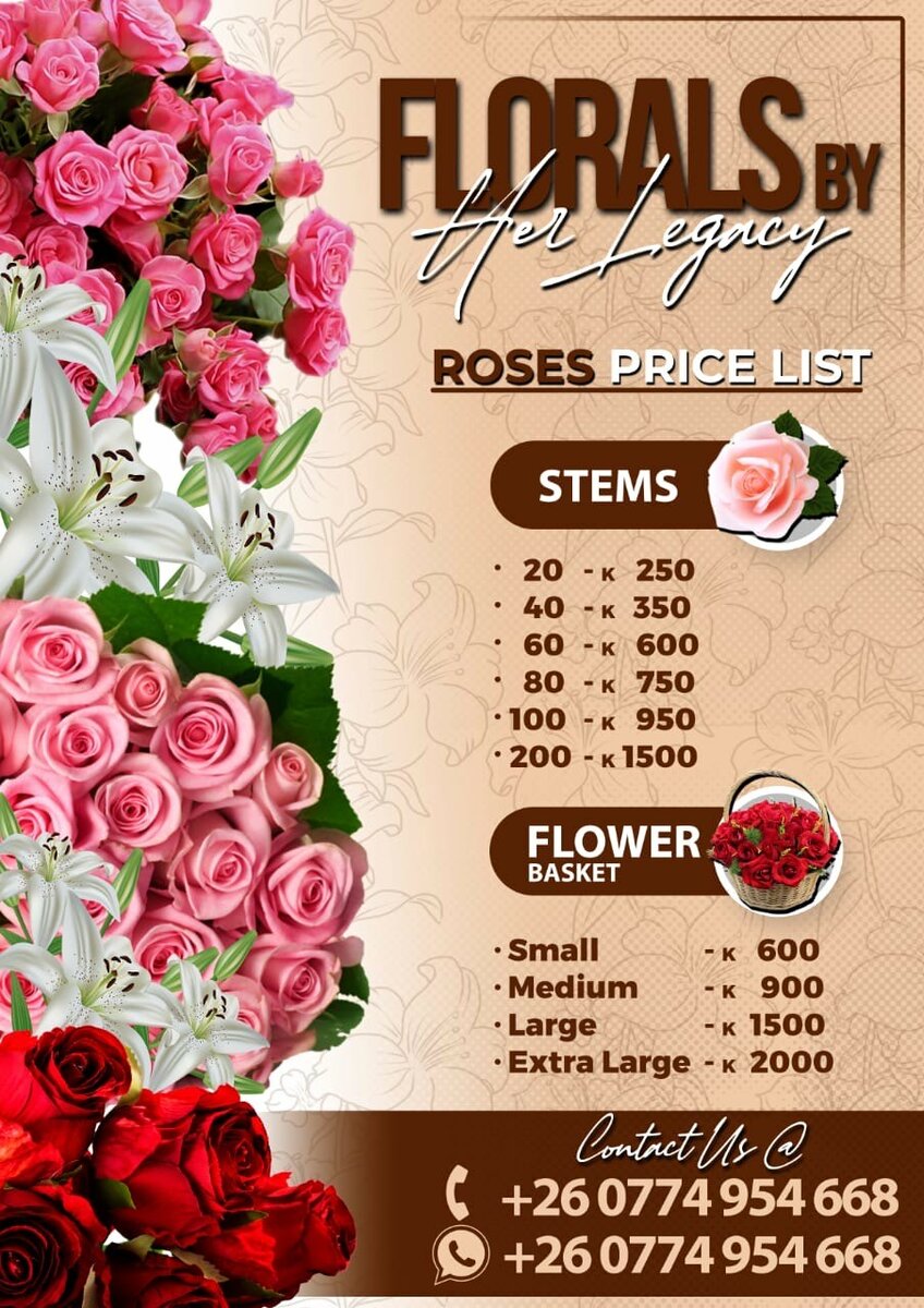 Roses and money bouquets
