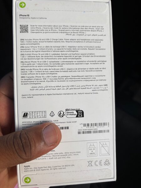 iPhone 16 128Gb CE (origine France)