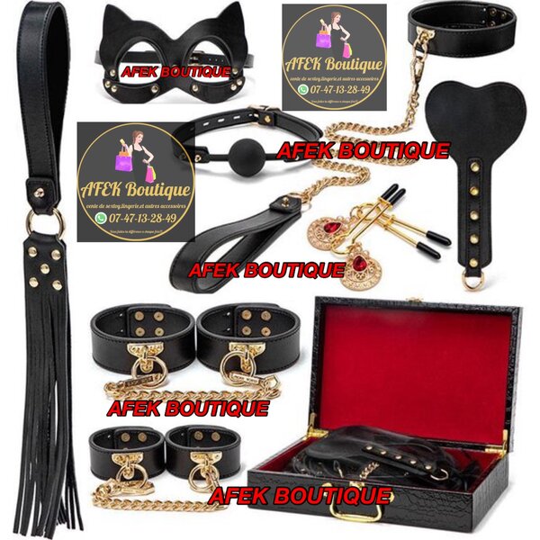 Kit complet BDSM en cuir