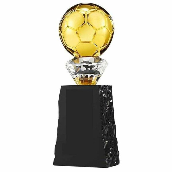 TROPHÉE EN CRISTAL FOOTBALL