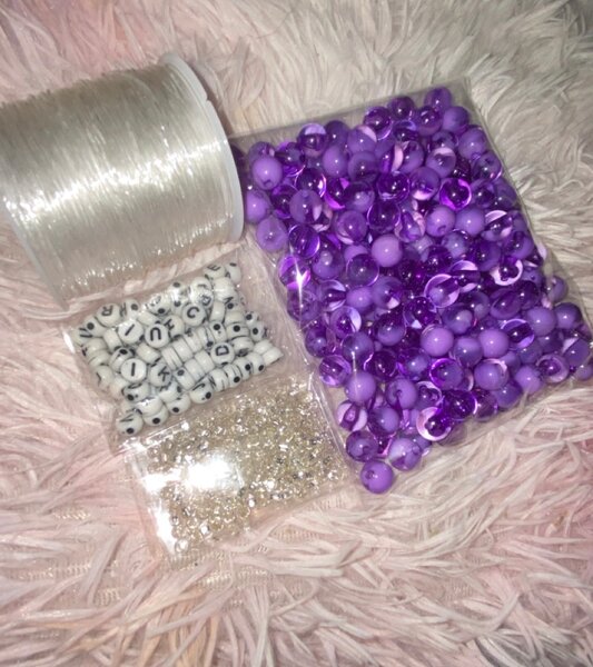 Kit de perles pour bracelet DIY