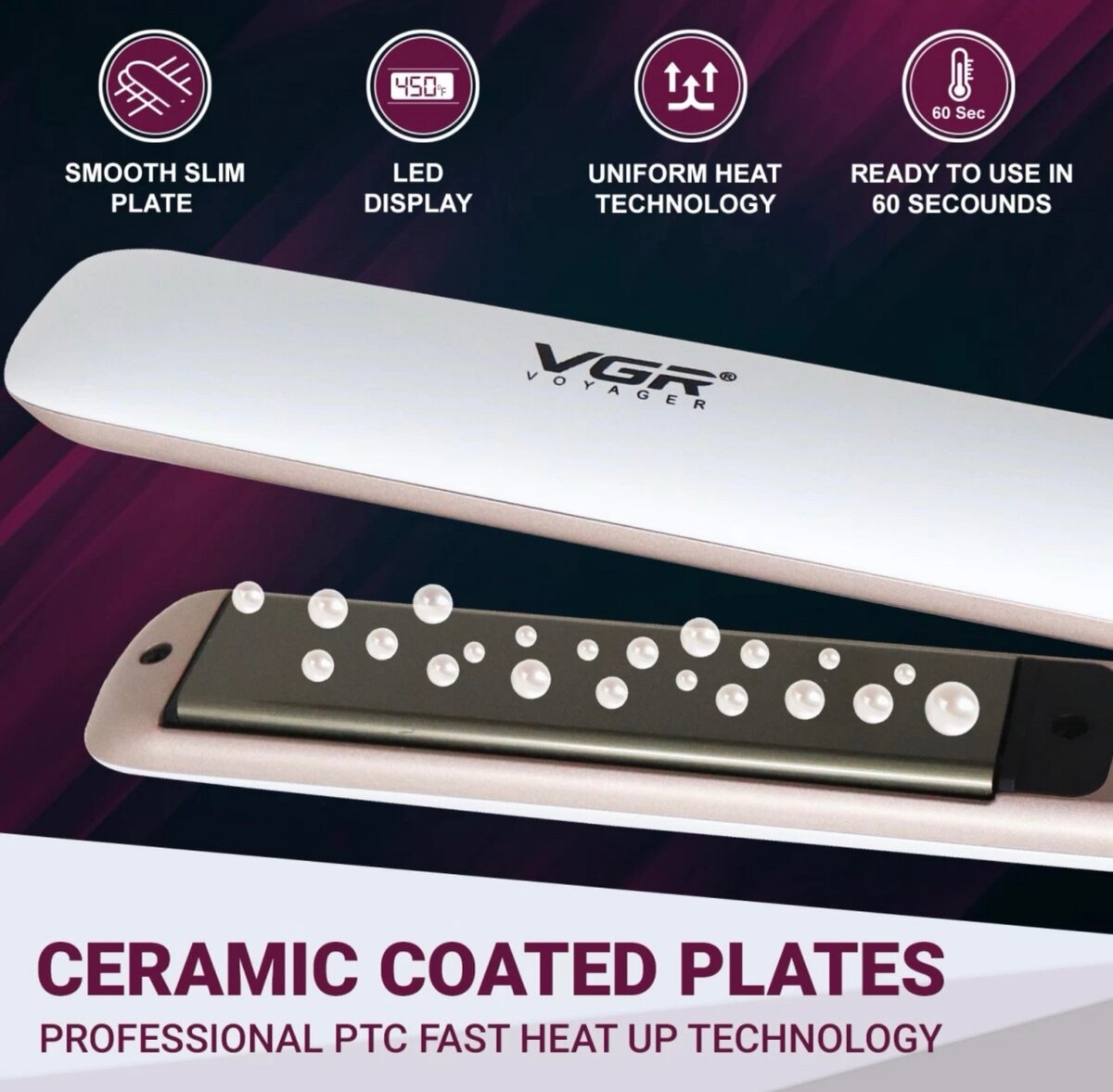 VGR Lisseur Professionnel VGR V520