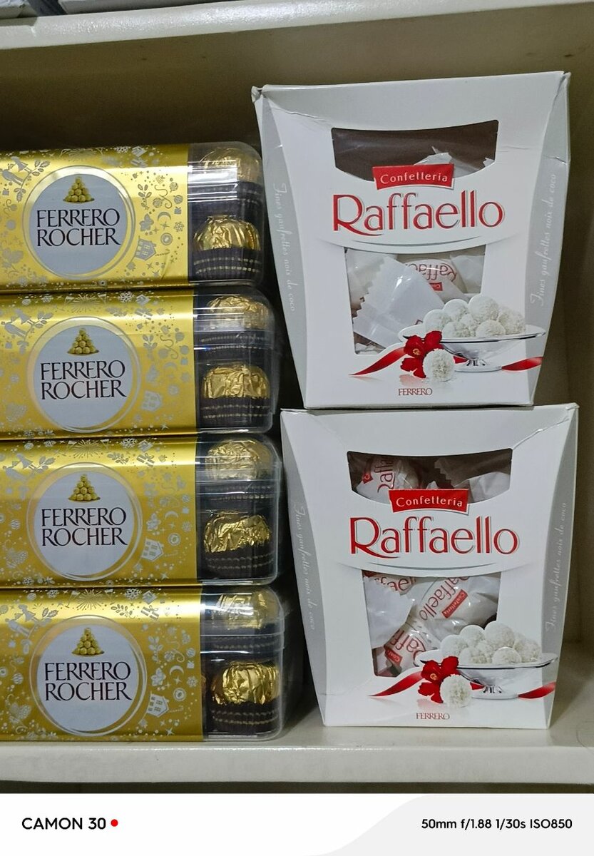Ferrero rocher Raffaello