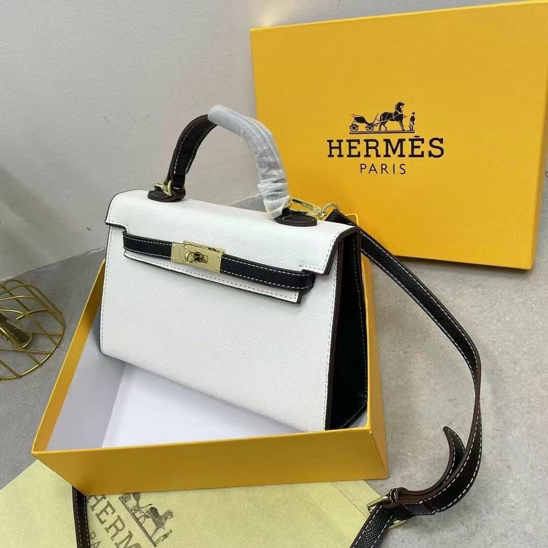Sac Hermès Kelly Blanc