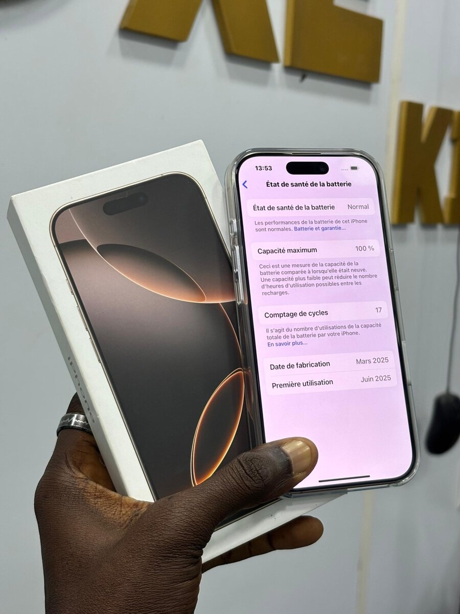 iPhone 16 pro dispo 128gb